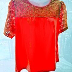 53　夏物商き品　タグ付新品　定価8500円　色焼けあり