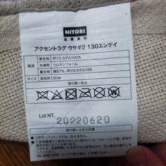 ニトリ　アクセントラグの画像