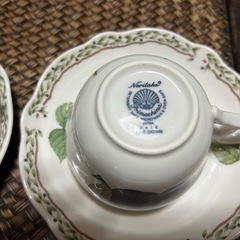 値下げしましたノリタケコーヒーカップ2客の画像