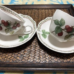 値下げしましたノリタケコーヒーカップ2客の画像