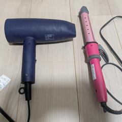 【再募集】サロニア-ドライヤー、テスコム-ヘアーアイロンスチーム付26mmの画像
