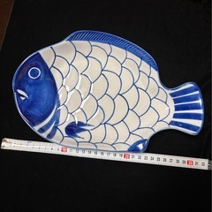 ご予約★DANSK ARABESQUE 魚型　皿　プレート　大皿　フィッシュの画像