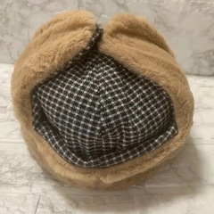 フライトキャップ ロシア帽子 キャップ 防寒 防風 耳あて ブラックの画像