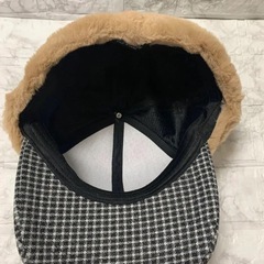 フライトキャップ ロシア帽子 キャップ 防寒 防風 耳あて ブラックの画像