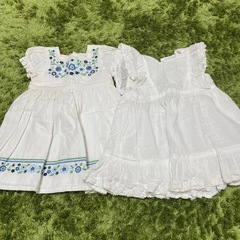 80サイズ 女の子　ワンピース　半袖　babyGAP アプレレクールの画像