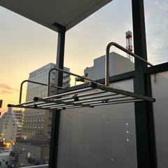 ベランダ物干しラック