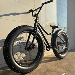 【20万で購入】ファットバイク 黒 特大26インチ 激レアBMX...