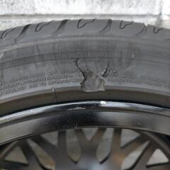 値下げしました　215/45ZR18　7.5J　ガリキズ無し 4本セット　の画像