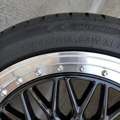値下げしました　215/45ZR18　7.5J　ガリキズ無し 4本セット　の画像