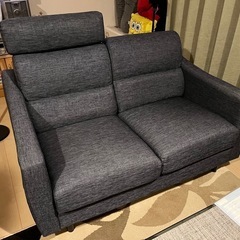 美品 NITORI ニトリ ソファ NポケットA4R 2人掛け ダークグレー