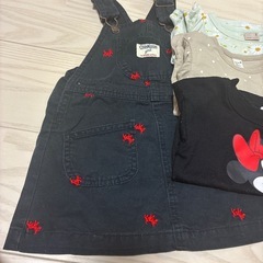 半袖3点&サロペット1点　サイズ80の画像
