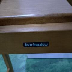 カリモク　karimoku   ルスティックベビーチェア①   38×35×74の画像