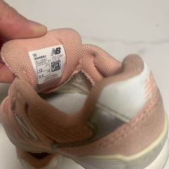New Balance ベビー スニーカー 12サイズ ピンクの画像