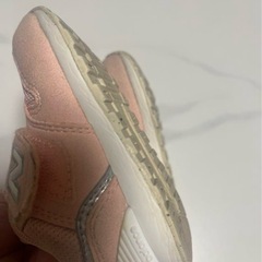 New Balance ベビー スニーカー 12サイズ ピンクの画像