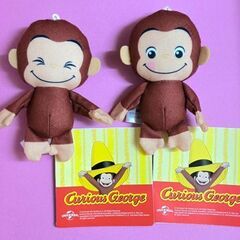 おさるのジョージ　マスコット　ぬいぐるみ