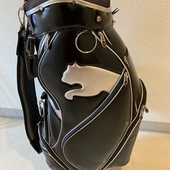 冬ギフト セ PUMA限定ブラック (スーパー坊おじ☆彡 キャディバッグ未使用品 ゴルフバッグ・キャディバッグ