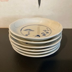 【磁器製】 小皿 6枚セット 『嵐山』 『清水寺』 『大原』 『大文字』 の画像