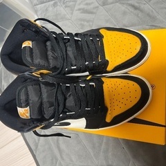 ほぼ未使用！NIKE Air Jordan 1 エアジョーダン1 タクシー　taxiの画像