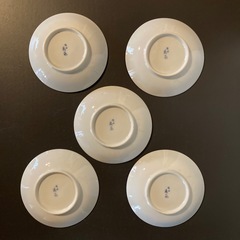 🇯🇵和食器 【有田焼】 萬永 小皿 『水仙』 5枚セット の画像