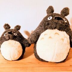 新品となりのトトロぬいぐるみ（グレー）大中