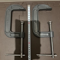 C型クランプ シャコ万力 2個セット 美品の画像