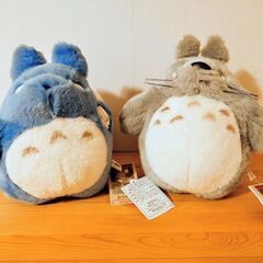 新品となりのトトロぬいぐるみ２色セット中