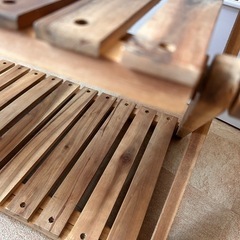 キャプテンスタッグ  木製3段MOVEラック600の画像