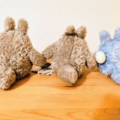 新品となりのトトロぬいぐるみ３個セット小の画像