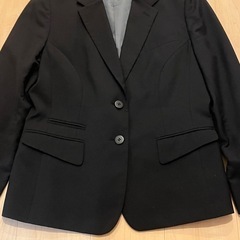 洋服の青山 
Miss JUNKO スーツ  シャドーストライプ 黒 の画像