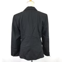 日本製★COMME CA DU MODE【コムサデモード】 テーラードジャケット レディース【size:13/LL/黒/black】シングル/総裏地/Jacket◆BJ011-eの画像