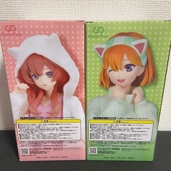 五等分の花嫁 四葉　五月　猫耳パーカー　フィギュアセットの画像