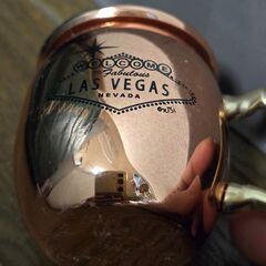 Las Vegas ラスベガス ステンレス銅製 マグカップ ミニ 茶器 食器の画像