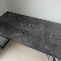 ニトリ　デスク(ステイン SN01-120 DGY)の画像