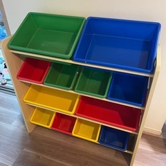 早いもので勝ち！おもちゃラックの画像