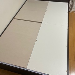 セミダブルベットフレームのみ(マットレスなし)の画像