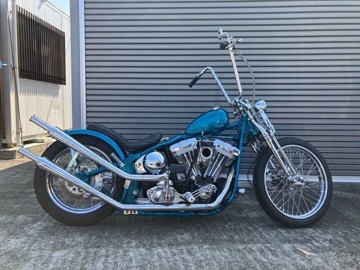 ハーレー　1993年式エボソフテイル　チョッパー　スーサイドジョッキーシフト