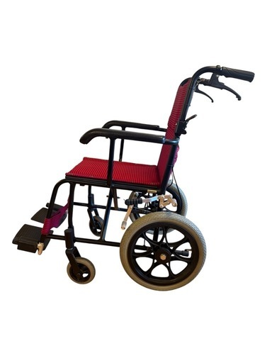 ふるさと納税 アルミ製 TH-2SB 美品】ニシケン 介助用 軽量コンパクト 車椅子 車椅子