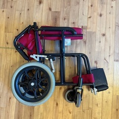 美品】ニシケン TH-2SB アルミ製 介助用 車椅子 軽量コンパクト