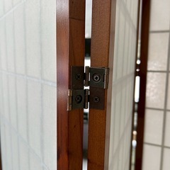 和風パーテーション 衝立 4連 仕切り 高さ180m  2枚セット の画像