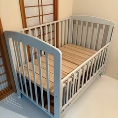 ベビーベッド（横浜市内限定） すくすや トモネル ベビーベッド コンパクト ミルキーベージュ