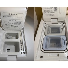 値下げ中！【美品】2023年式SHARPドラム式洗濯機ES-X11A-SLの画像