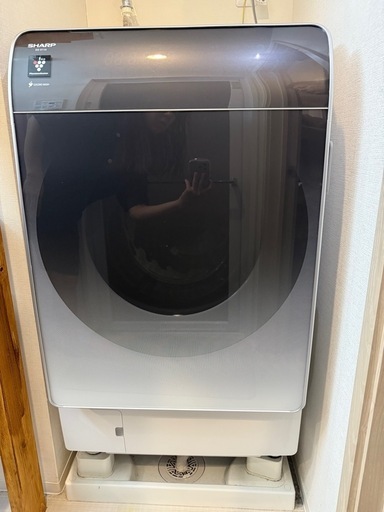 タイムセール！【美品】2023年式SHARPドラム式洗濯機ES-X11A-SL