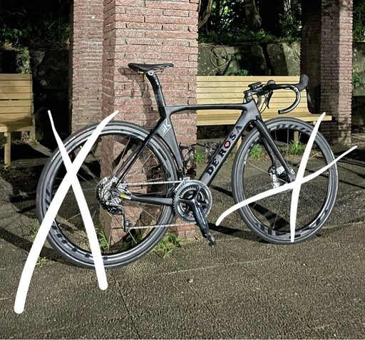 【ホイールなし】ロードバイク デローザ SK ディスク