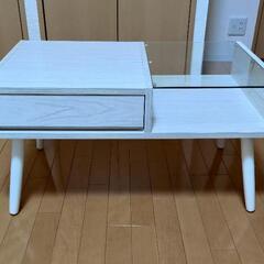 【ガラス天板】ローテーブルの画像