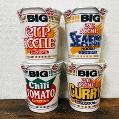 （受渡が決まりました→）カップヌードルBIG各種4個