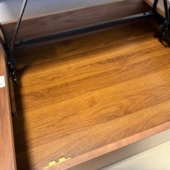 ニトリ　昇降センターテーブル(Nヒバリ 120 MBR)の画像