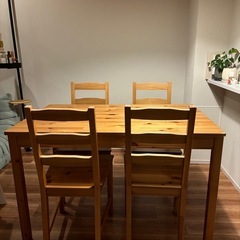 【7月9日まで】IKEA ダイニングテーブルセット