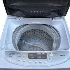 【⭐️全額返金保証】洗濯機　5.0kg YAMAZEN YWMA-5Gの画像