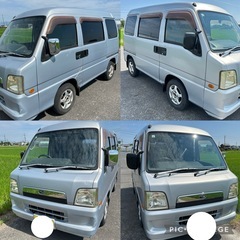 ★希少車 車検付 1年2ヶ月 サンバーバン マニュアル 4WD 岐阜 愛知 軽貨物 5速の画像