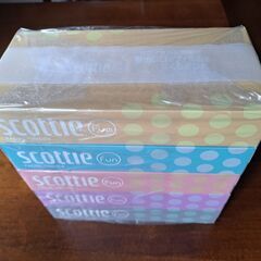ティシュー ティッシュ Scottie 5箱セットの画像